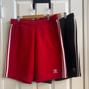 Adidas Adicolor 3 stripe shorts (2 pair for $60)